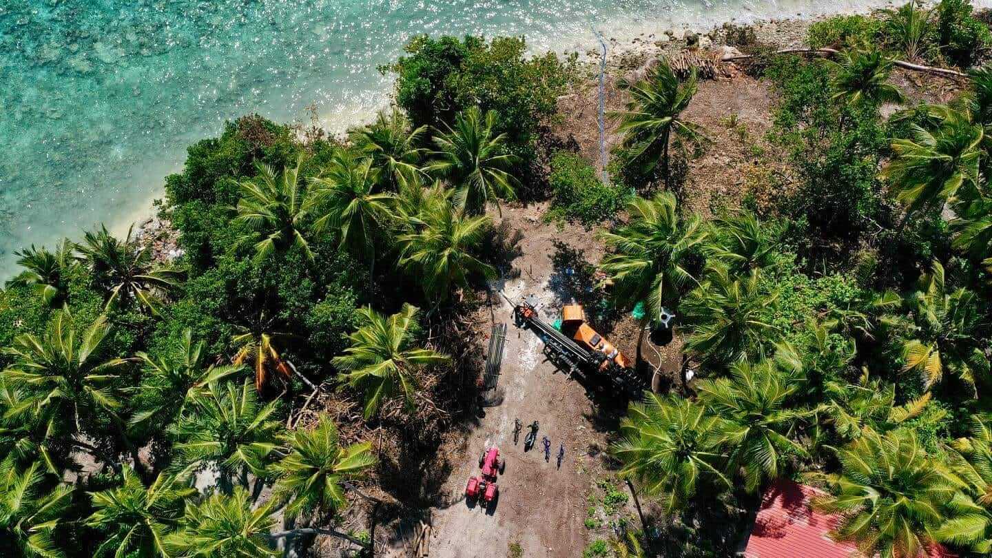 ZLCONN ZL800A/12000 80T/120T HDD machine work on the beautiful Island