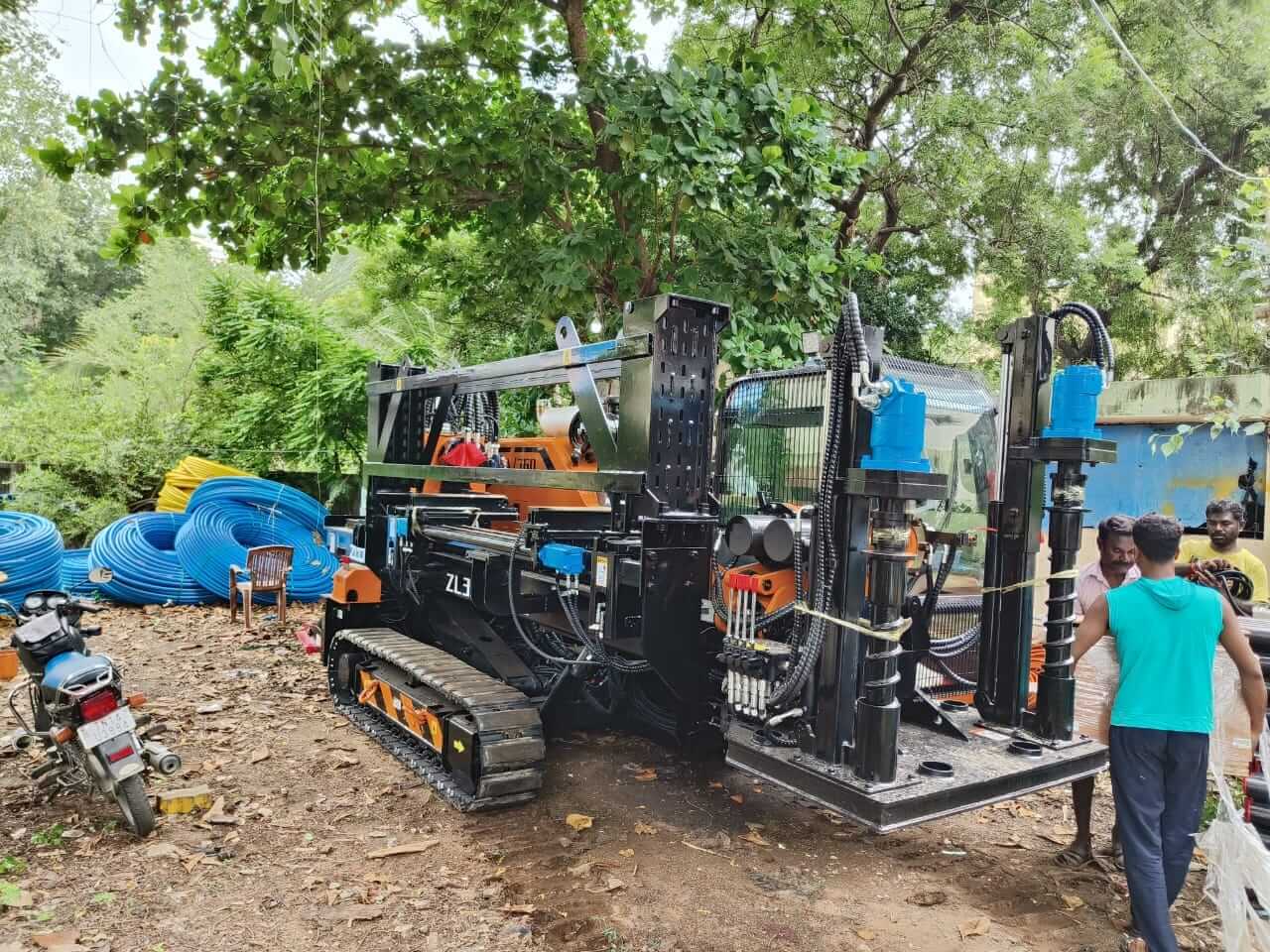 ZLCONN 38TON horizontal directional drilling machine