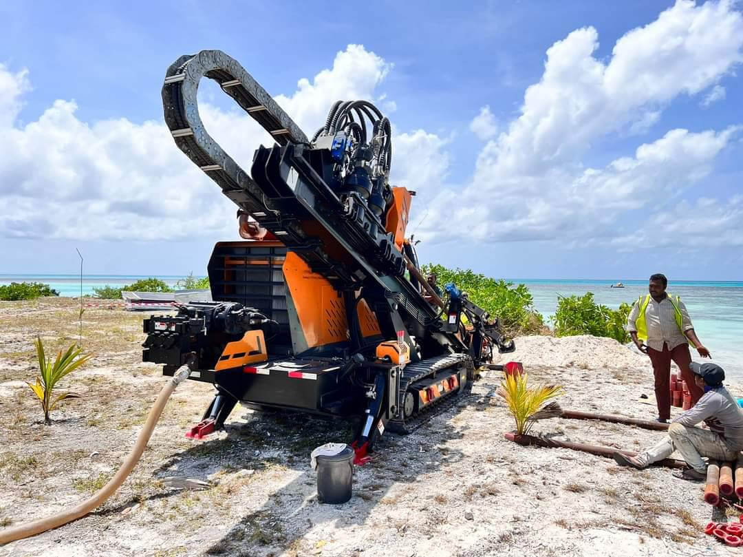 ZL450A/900 45TON HDD machine woking in Maldives