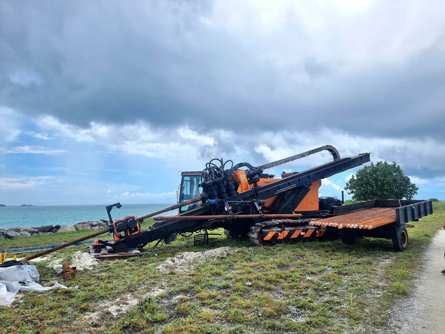80TON HDD dicretional drilling machine maldives