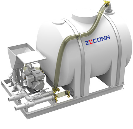 mud mixer, mud mixing tank